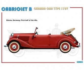 1:35 Voiture allemande Type 170V Cabriolet B
