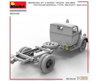 1:35 Deutscher 3 Tonnen Cargo Truck Pritschenwagen