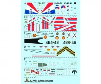Italeri F-5A Freedom Fighter Aircraft Kit 1:72