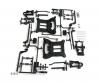 TT-01D/R/E B-Parts, RC spare parts set, 42 pieces