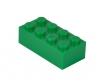 Blox 500 briques vertes 8 plots en vrac