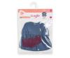 Cor.MGP 14" jeans Dress LS+scarf-LE