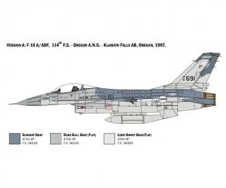 Italeri F-16A Fighting Falcon Model Kit 1:48
