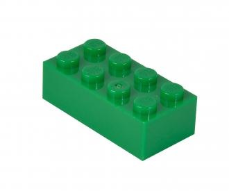 Blox 100 briques 8 plots vertes en boîte