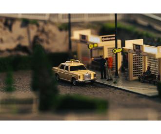 1:87 Mercedes Benz 200/8 Taxi, RC car, RTR