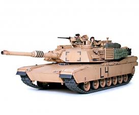 1:35 US MBT M1A2 Abrams, model kit, 3 figures