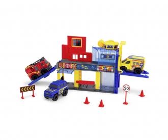 Micro SOS Station Rescue Playset with 3 Cars