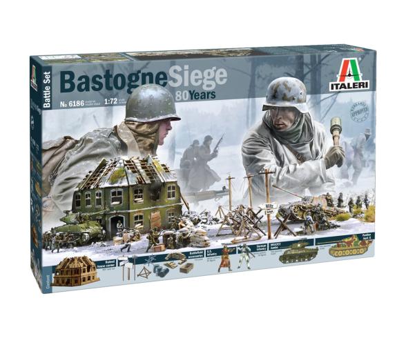 Italeri Bastogne Siege Battle Set Model Kit 1:72