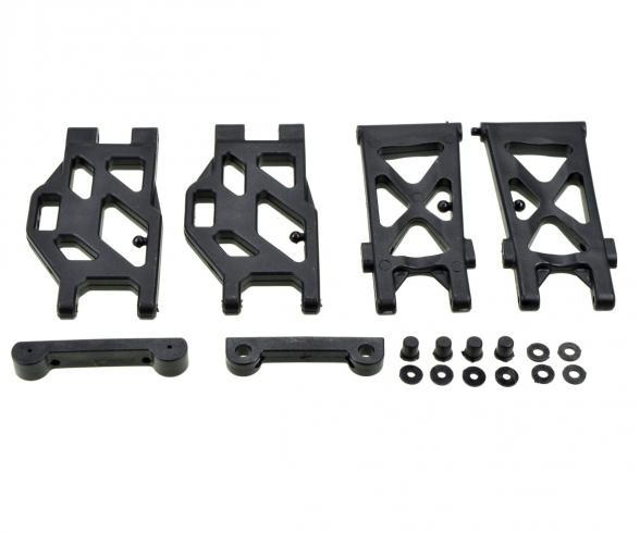 X10EB Lower Suspension Arm + Holder f/r