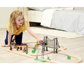 Eichhorn Train, Train Set with Bridge