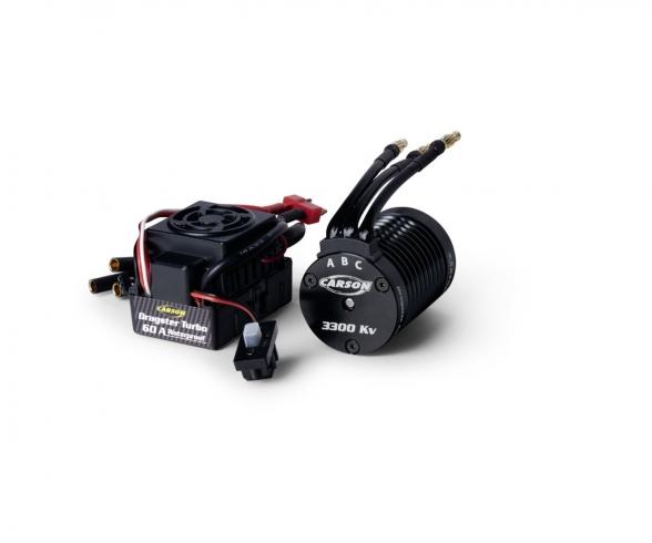 1:10 Dragster Turbo, brushless set, 3300KV
