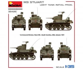 1:35 M3 Stuart leichter Panzer frühe Produktion