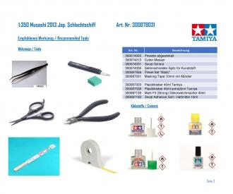 1:350 Musashi 2013, battleship model kit