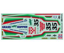 Grasshopper I Sticker Sheet, RC Decal Set 1:10
