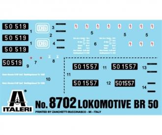 Locomotive BR50 Model Kit 1:87 with Tender