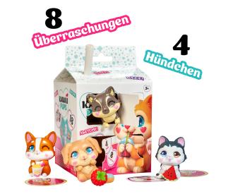 Kawaii Pups 4 figurines