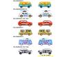 Volkswagen Deluxe Cars, 6-asst.