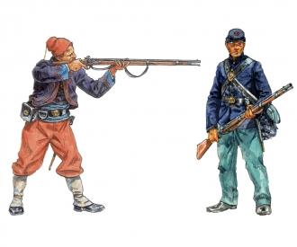 1:72 Nordstaaten Infanterie und Zuaves