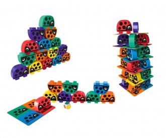 3 jeux de coccinelles colorés