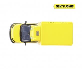 DHL Delivery Set, coffret de jeu véhicule de livraison de colis 25 cm