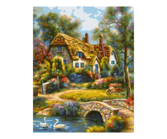 Old English Cottage Malen nach Zahlen