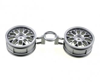 1:10 Y-Spoke Wheels, wheel set, grey 26 mm