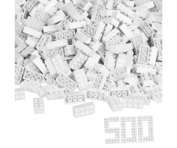 Blox 500 briques blanches 8 plots en vrac