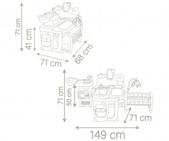 Smoby Baby Nurse Large doll's play center