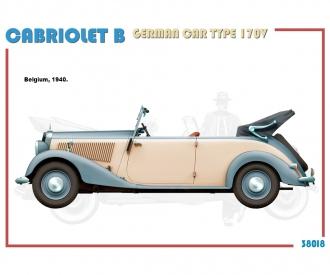 1:35 Voiture allemande Type 170V Cabriolet B