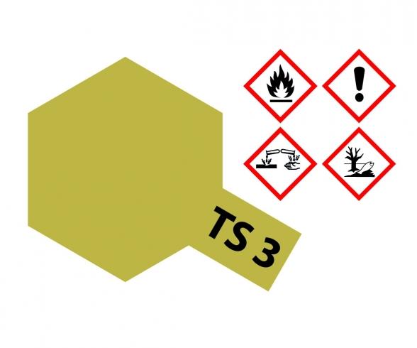 TS-3 Dark Yellow Flat, spray paint, 100 ml