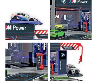 BMW Showroom Set + 1 Vehicle