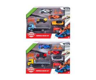 Formula Racer Set Die-Cast Flatbed Truck