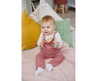 Baby Rattle with Bell Crocodile Motif