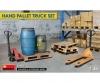 MiniArt Hand Pallet Truck Set Model Kit 1:35