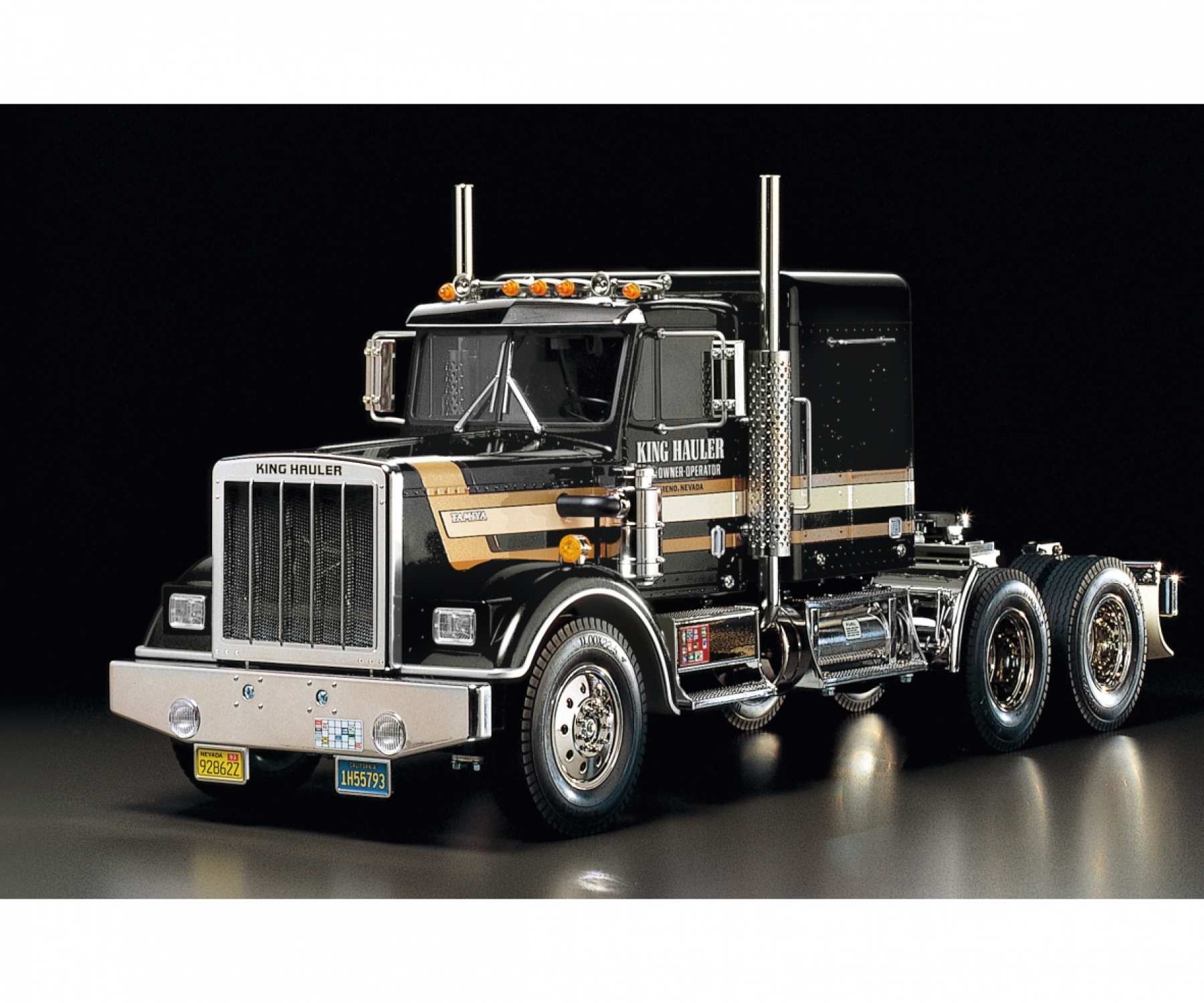 Buy 1:14 RC King Hauler Black Edition online | Tamiya