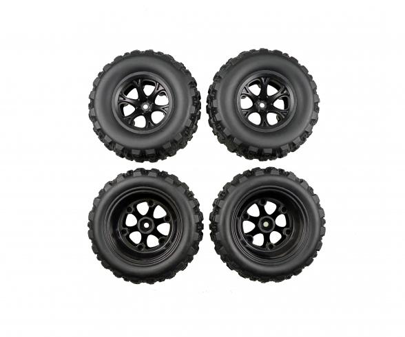 1:10 XS-Line, wheel set, 4 wheels for XS-Chassis