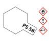 PS-58 Pearl Clear, polycarbonate spray paint