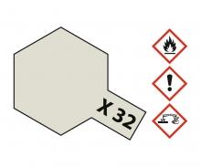 X-32 Titanium Silver Gloss, acrylic paint, 23 ml