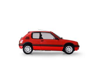 iXO Peugeot 205 GTI 1:8 Model Car Red