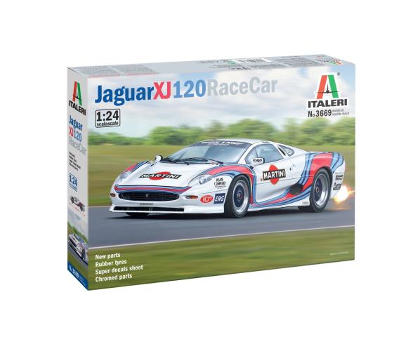 Jaguar XJ 220 Race Car Model Kit 1:24