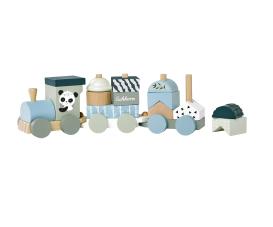 Wooden Train Panda - 16 Pieces