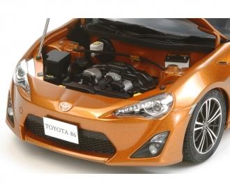 1:24 Toyota GT86, plastic model kit, opening hood