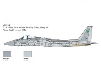 F-15C Eagle Aircraft Model Kit 1:72 Scale