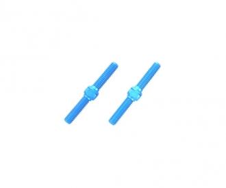 3x23mm Turnbuckle Shaft, RC spare part, blue