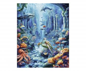 Underwater World 40 x 50 cm - Painting by Numbers