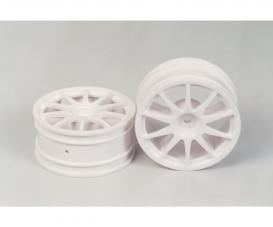 1:10 10-Spoke Wheels, wheel set, white 26mm
