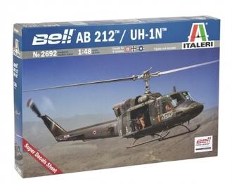 Italeri AB 212/UH-1N Helicopter Model Kit 1:48