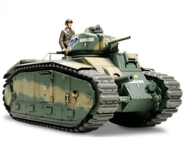 1:35 French MBT B1 bis, military model kit