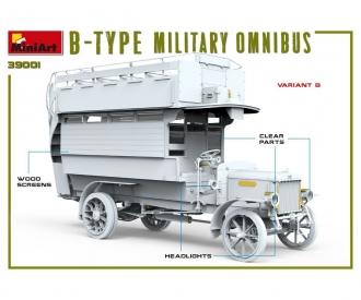 1:35 WWI Miltär Omnibus B-Typ