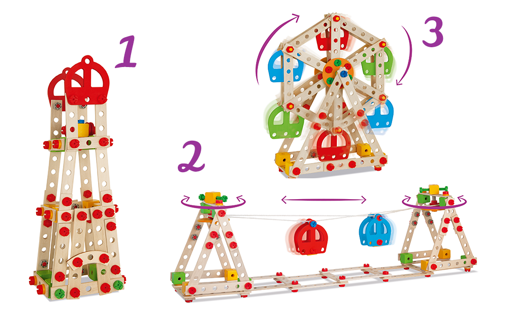 Eichhorn-Constructor-Riesenrad-Holzspielzeug